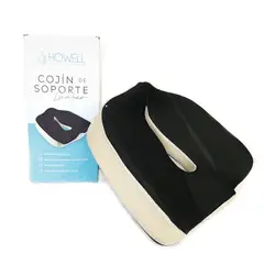 HOWELL - Cojín Ortopédico de Asiento Lumbar Antideslizante