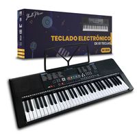 Piano Eléctrico Yongmei 61 Teclas Teclado Musical USB