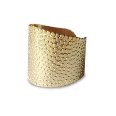 ANDREA - Anillo Texturado Adaptable Enchapado Oro 18K