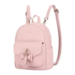 ECOSUSI - Mini mochila con lazo - Rosado