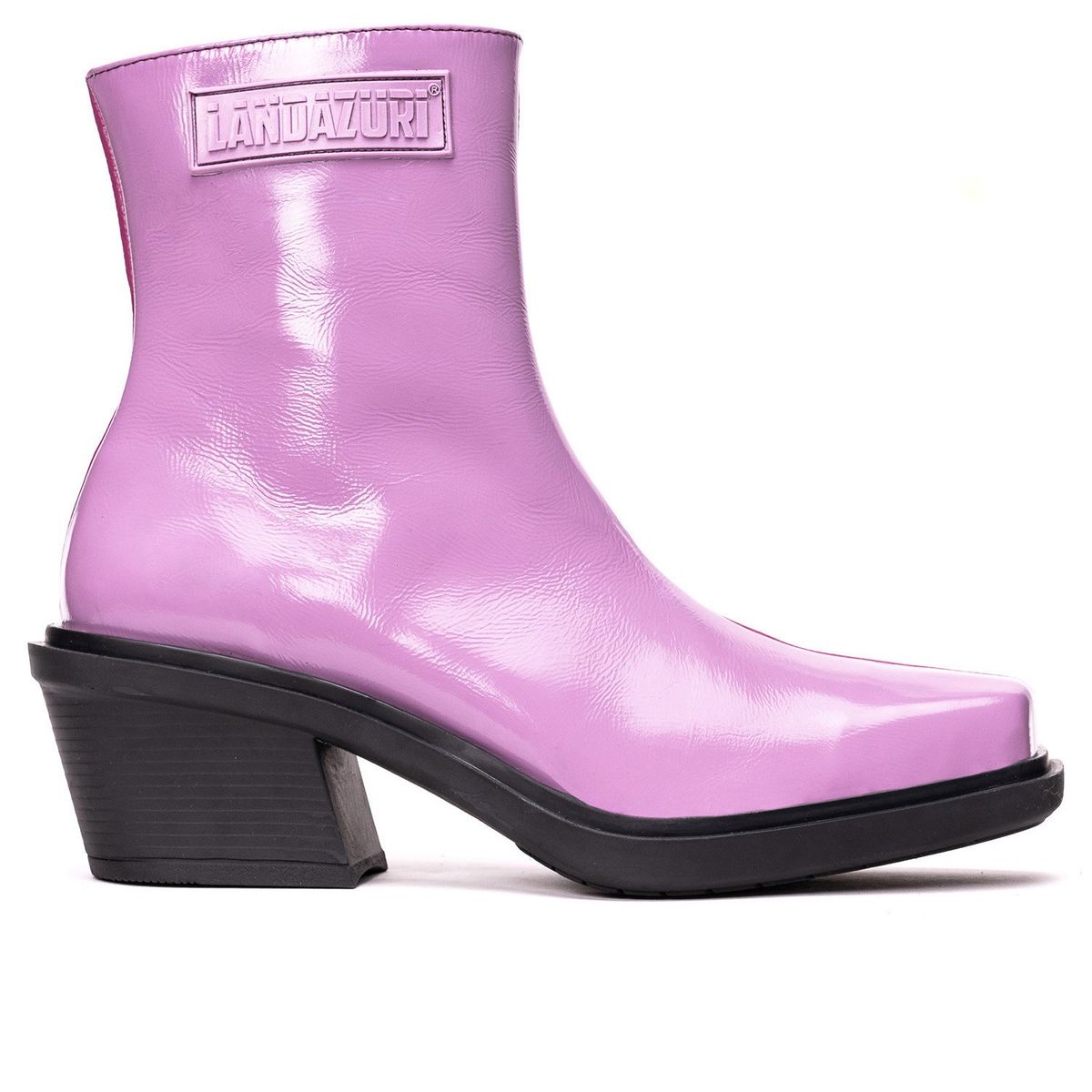 LANDAZURI - Botín Cuero Hela Lila Landazuri