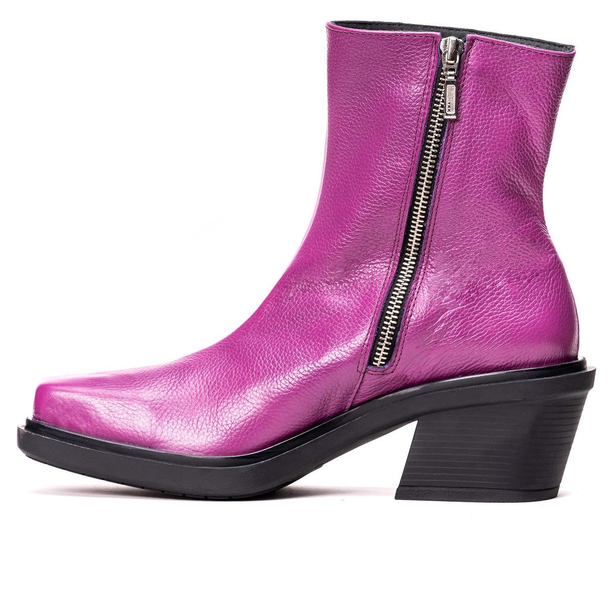 LANDAZURI - Botín Cuero Hela Lila Landazuri