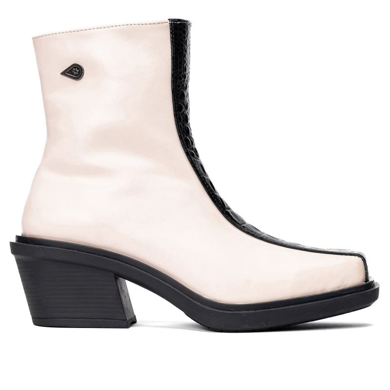 LANDAZURI - Botín Cuero Kali Beige Landazuri