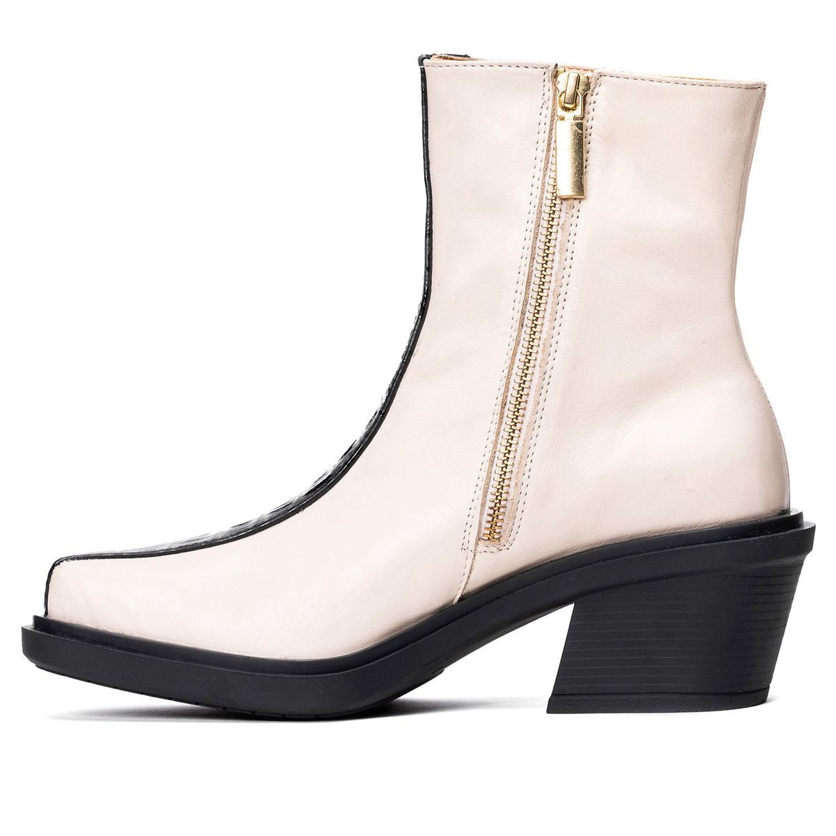 LANDAZURI - Botín Cuero Kali Beige Landazuri