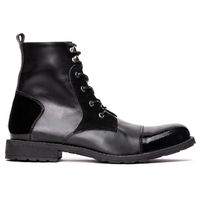 Botín Cuero Sileno Negro