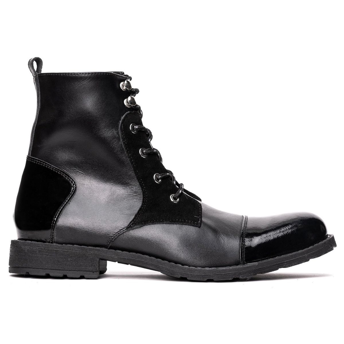 LANDAZURI - Botín Cuero Sileno Negro Landazuri