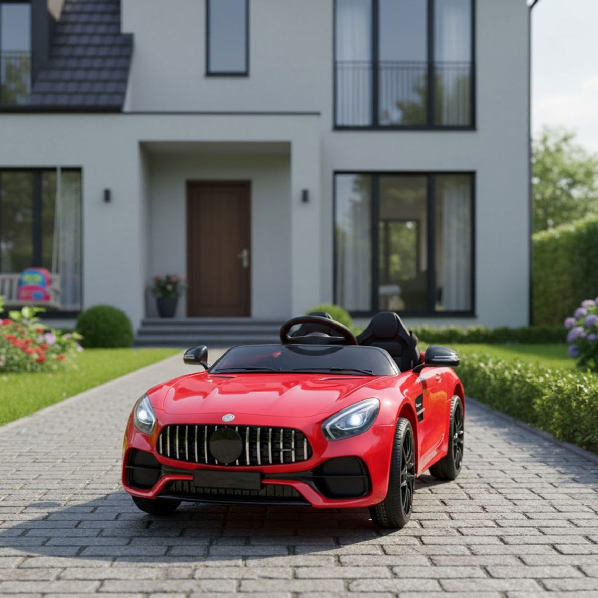 MON PETIT - Auto Eléctrico 2 Asientos Mercedes GLC Con Control Remoto