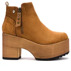 BOTELI - Botín Mujer Camel Broki