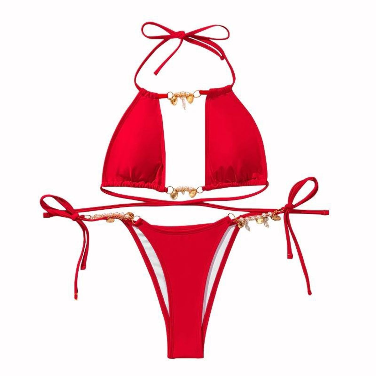 GENERICO - CONJUNTO BIKINI ROJO
