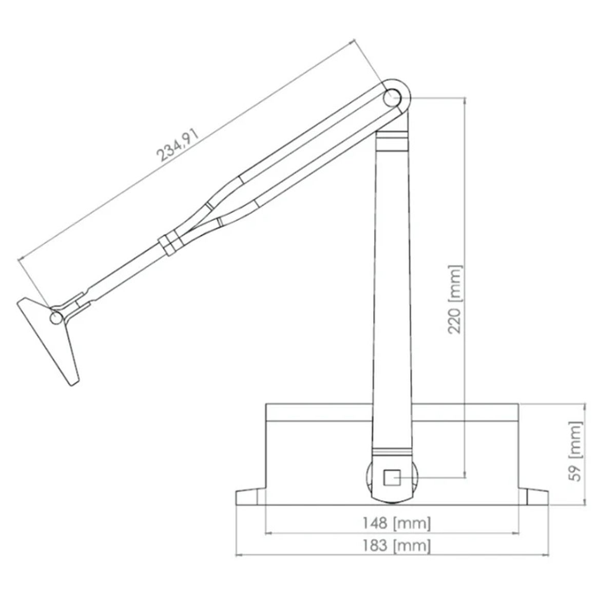 YALE - Cierrapuertas Hidráulico Yale Y1200 60 a 120Kg