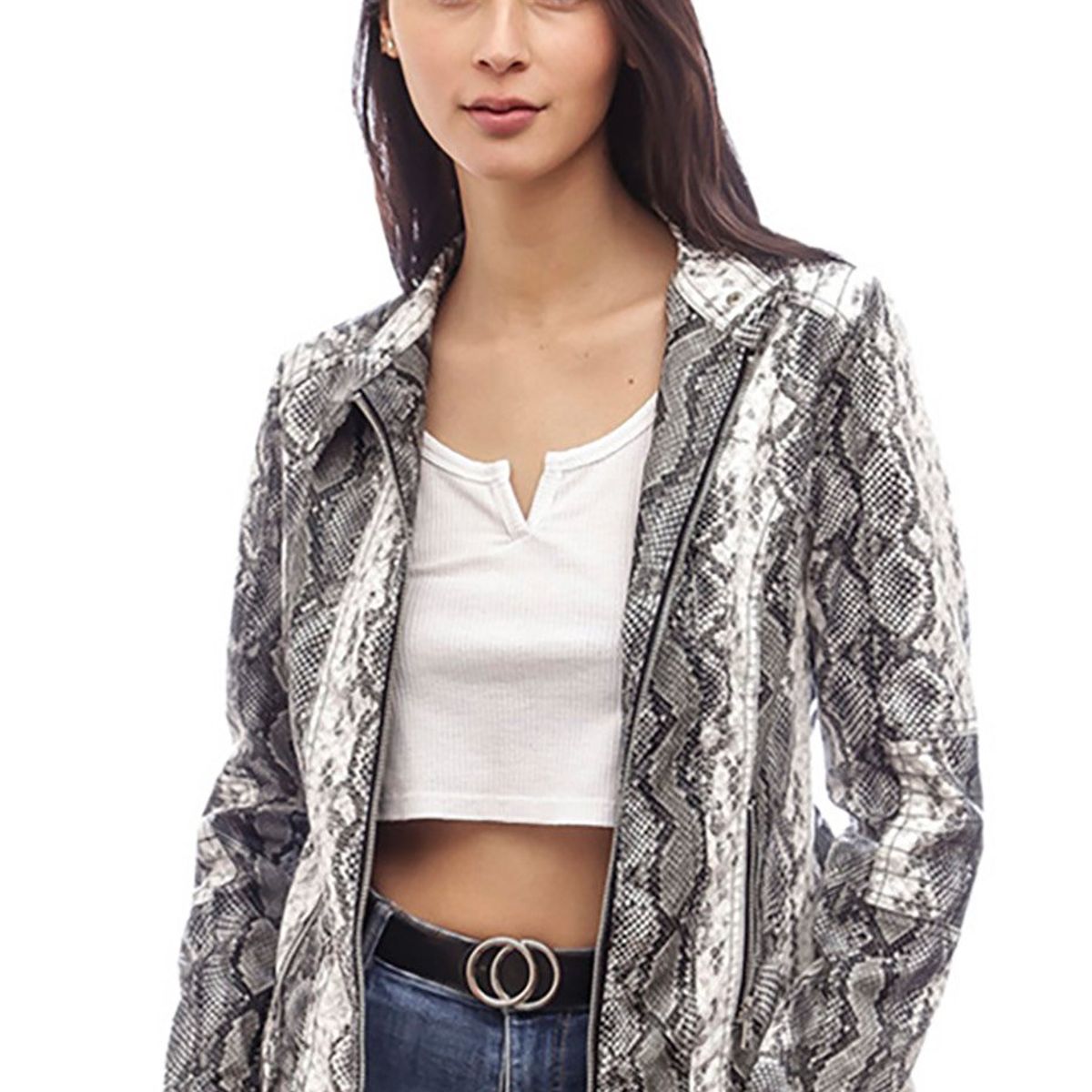 TODOPIEL - Chaqueta de Ecocuero Mujer Negro Todopiel