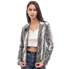TODOPIEL - Chaqueta de Ecocuero Mujer Negro