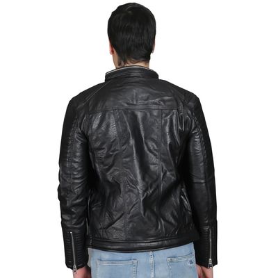 Imagen 2 del producto Chaqueta de Ecocuero Hombre Negro