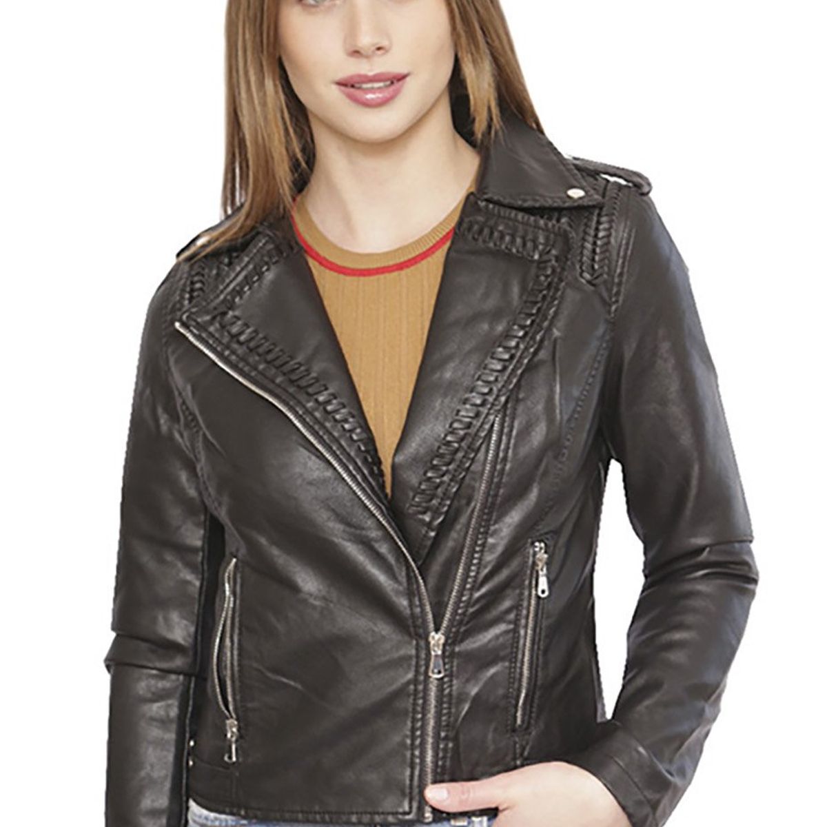 TODOPIEL - Chaqueta de Ecocuero Mujer Negro Todopiel