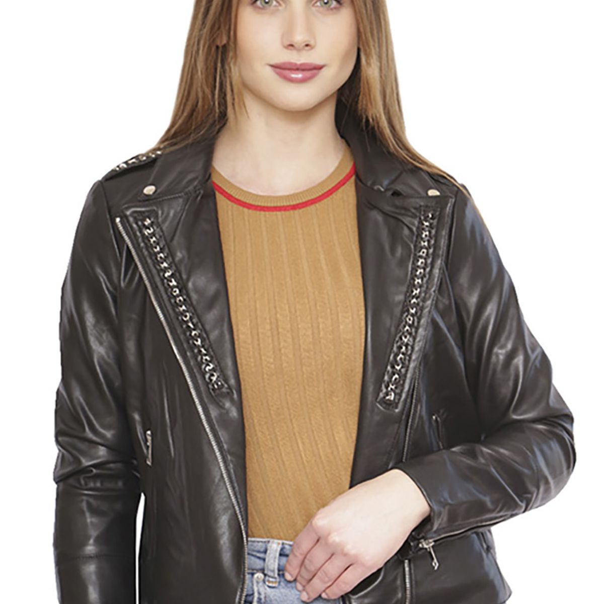 TODOPIEL - Chaqueta de Ecocuero Mujer Negro Todopiel