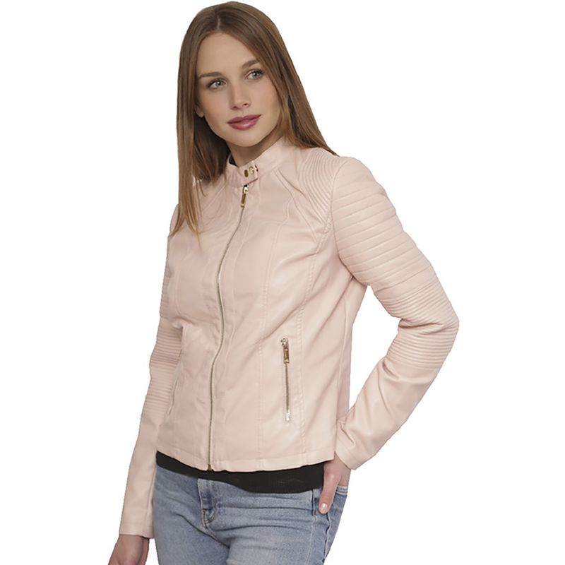 TODOPIEL - Chaqueta Ecocuero CHG02 Rosado