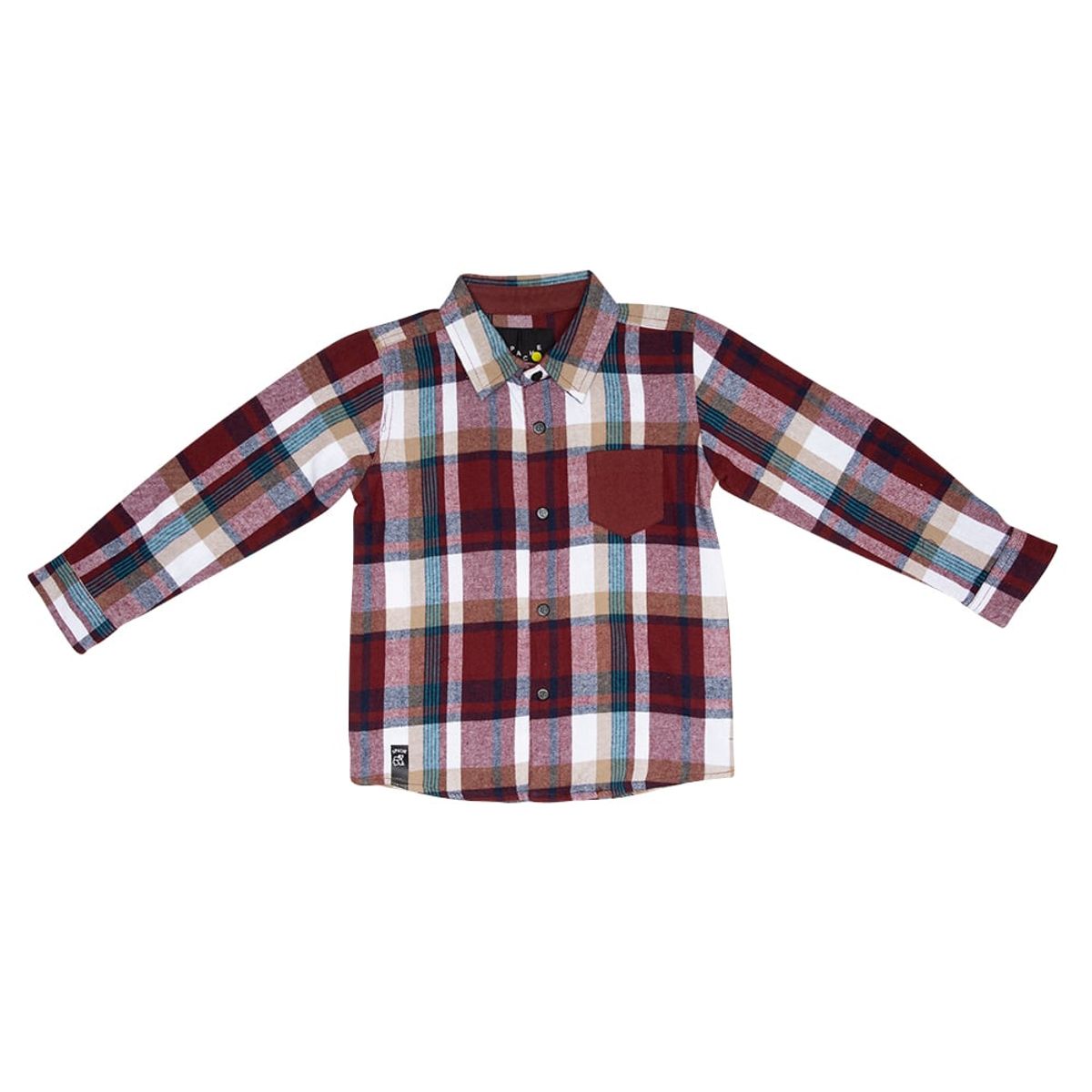 PILLIN - Camisa M/Larga Algodón Invierno Niño Lila PILLIN