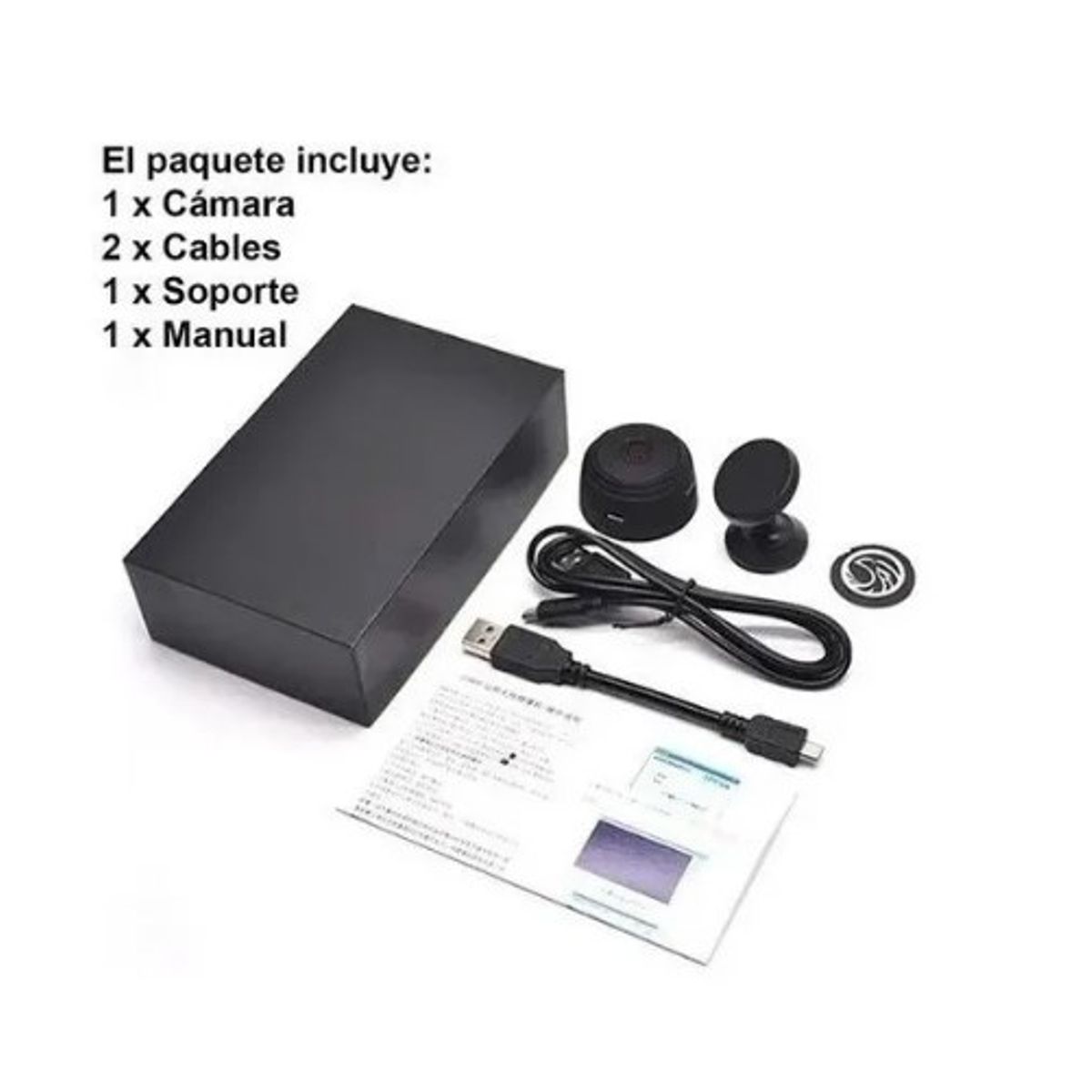 GENERICO - Micro Camara De Seguridad A9 Magnetica Espia Ip Wifi