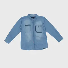 PILLIN - Camisa Mezclilla Niño Denim