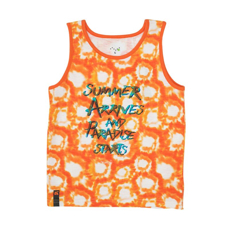 PILLIN - Polera Niño Naranja Pillin PILLIN