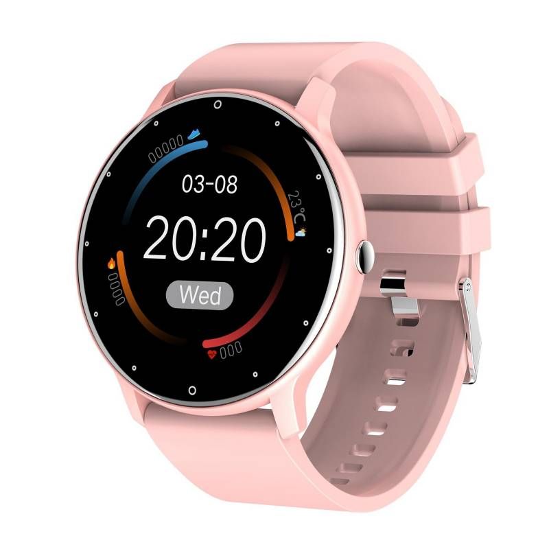LIGE - Smartwatch Full Touch Bluetooth - Rosa