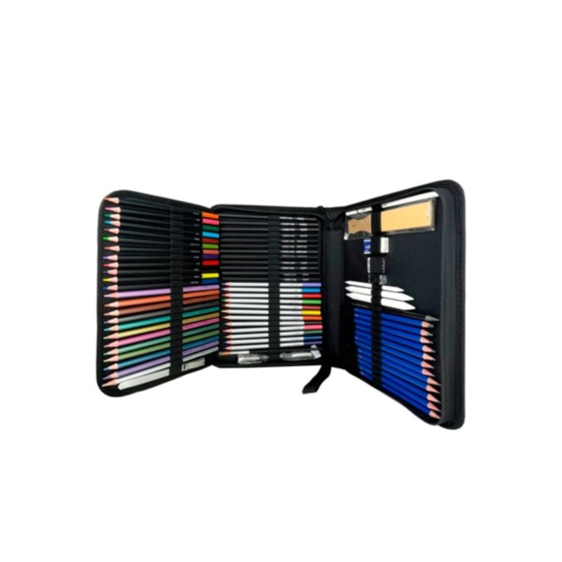 GENERICO - Kit 72 Piezas Lápices De Colores Arte Profesional Dibujo