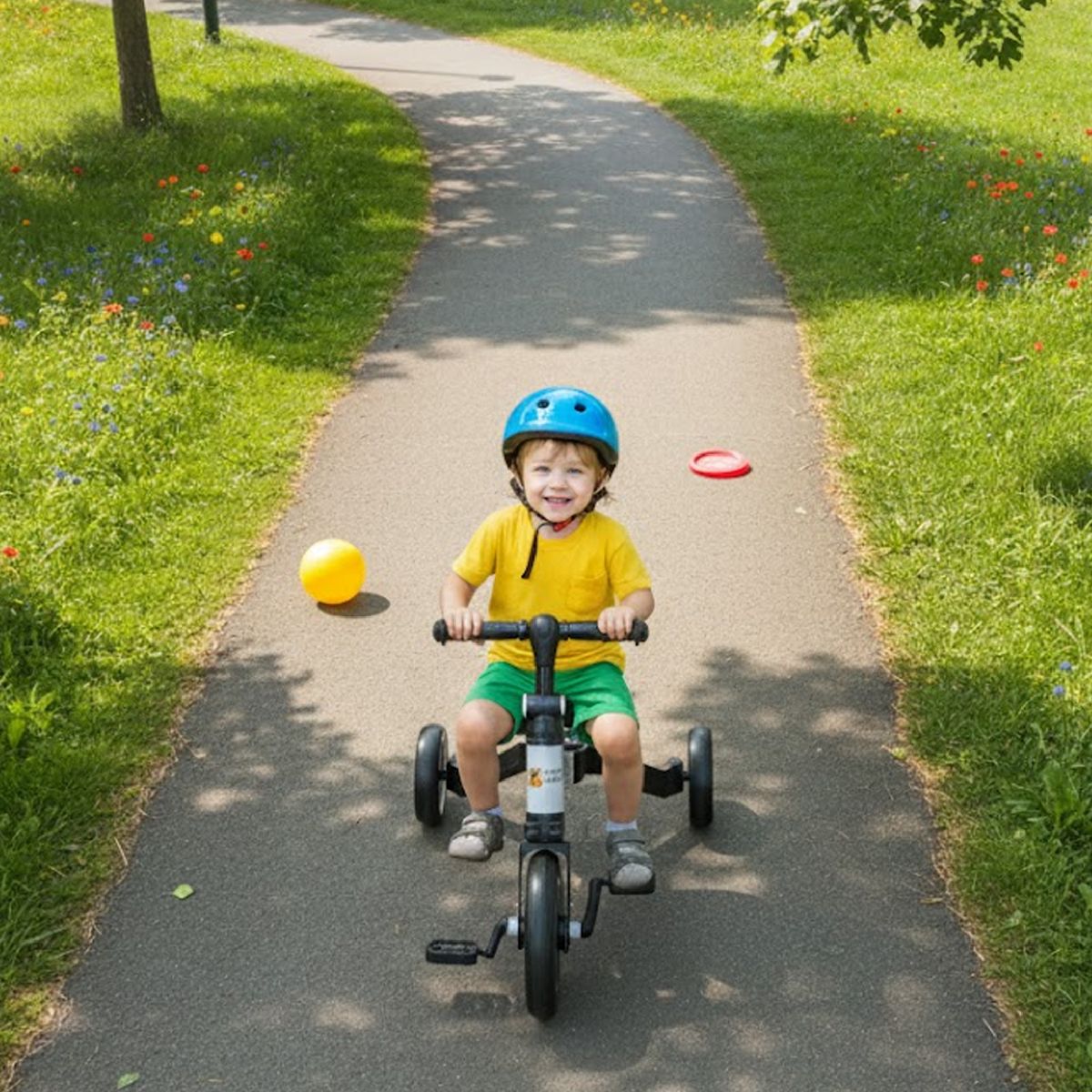 MON PETIT - Triciclo Correpasillos Multiposiciones 3 En 1 Blanco