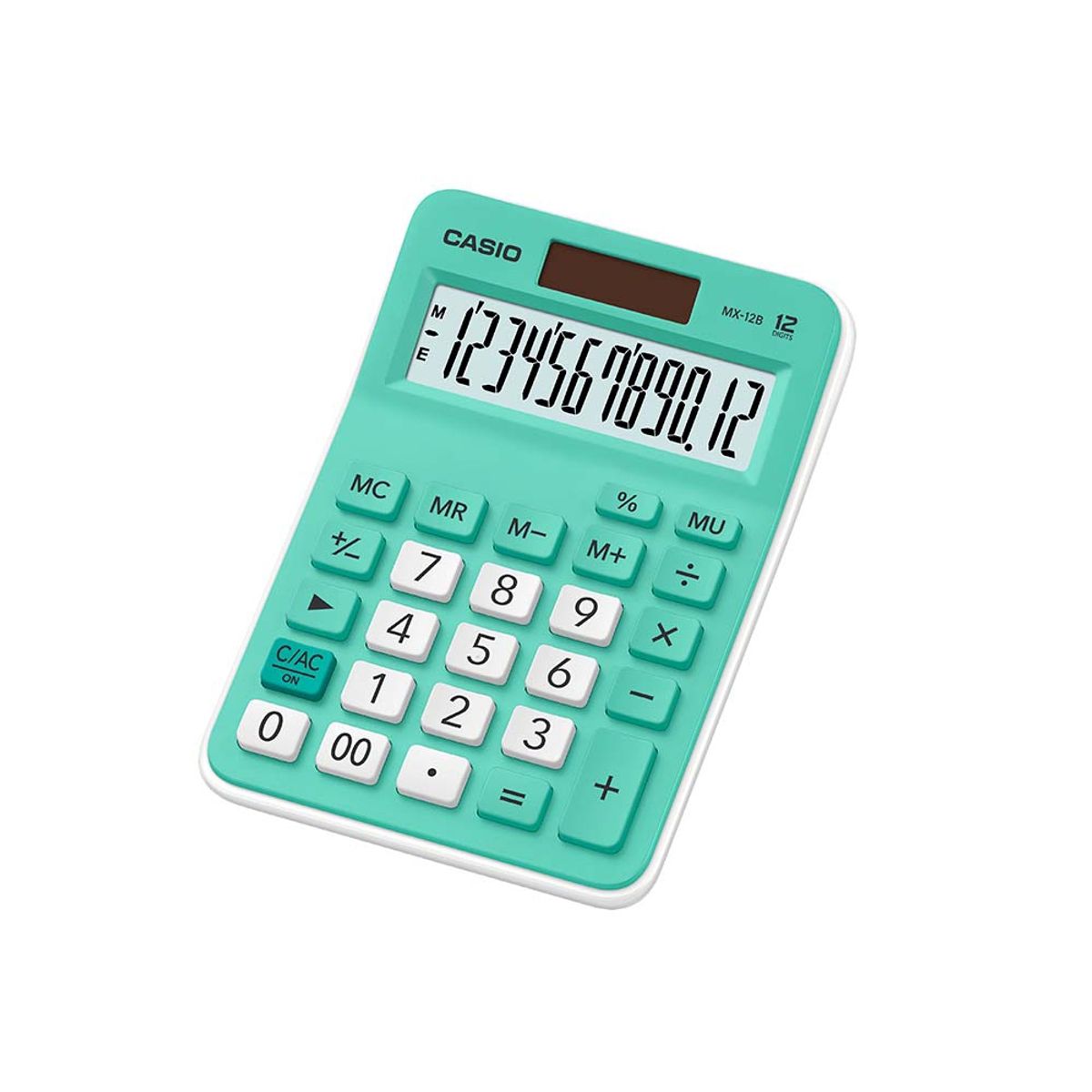 CASIO - Calculadora de Escritorio Mx-12B-GN Color Verde