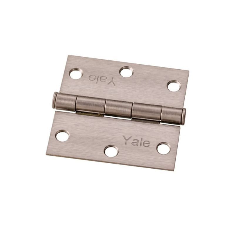 YALE - Bisagra Premium YALE 3,5 x 3,5 Níquel Satín