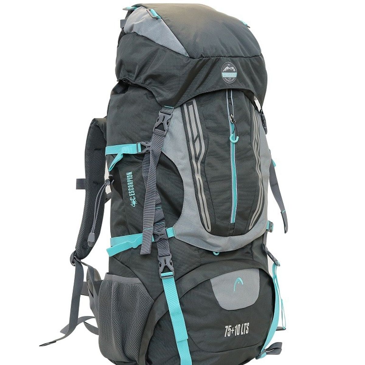 HEAD - Mochila Outdoor Camping Escorpion 75 Gris Head