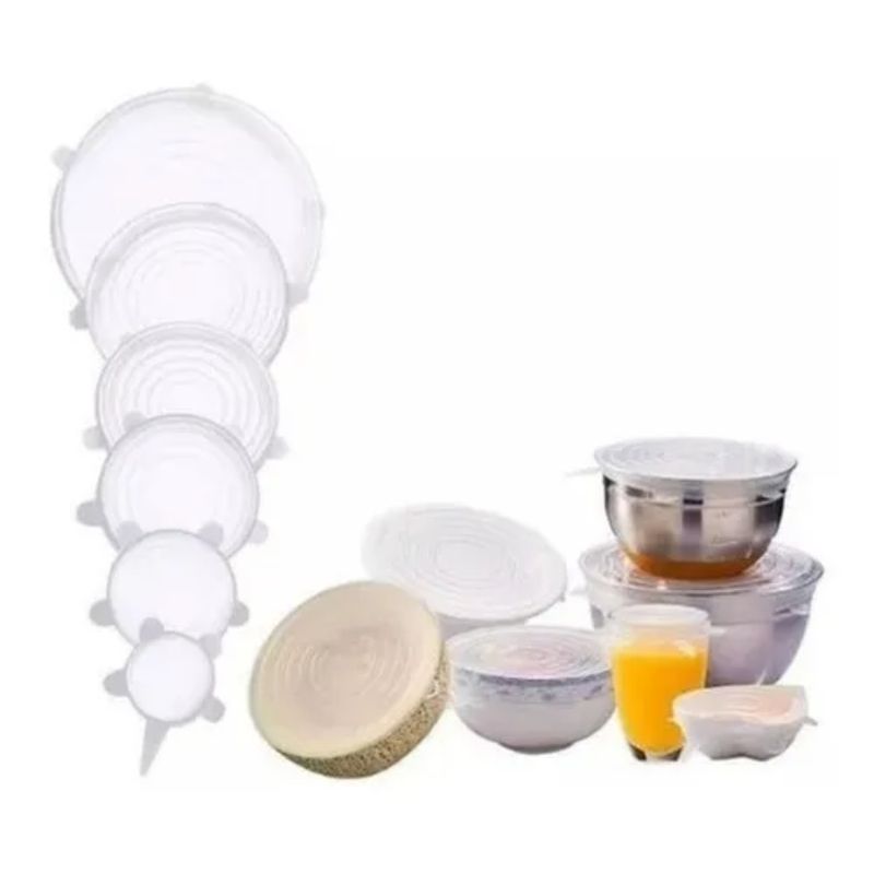 GENERICO - Tapas Silicon para contenedores de cocina