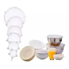 GENERICO - Tapas Silicon para contenedores de cocina