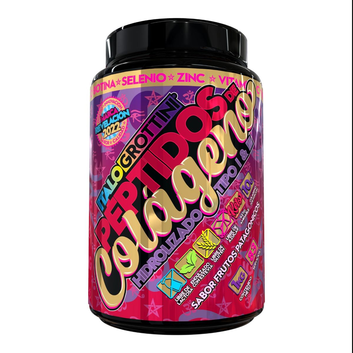 ITALO GROTTINI - COLAGENO HIDROLIZADO 1KILO 83SV FRUTOS PATAGONICOS - ITALO GROTTINI