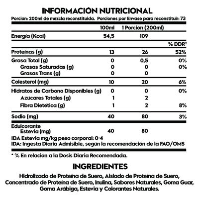 Imagen 2 del producto PROTEINA WHEY DELICIOSA 5LBS TORTA TRES LECHES -