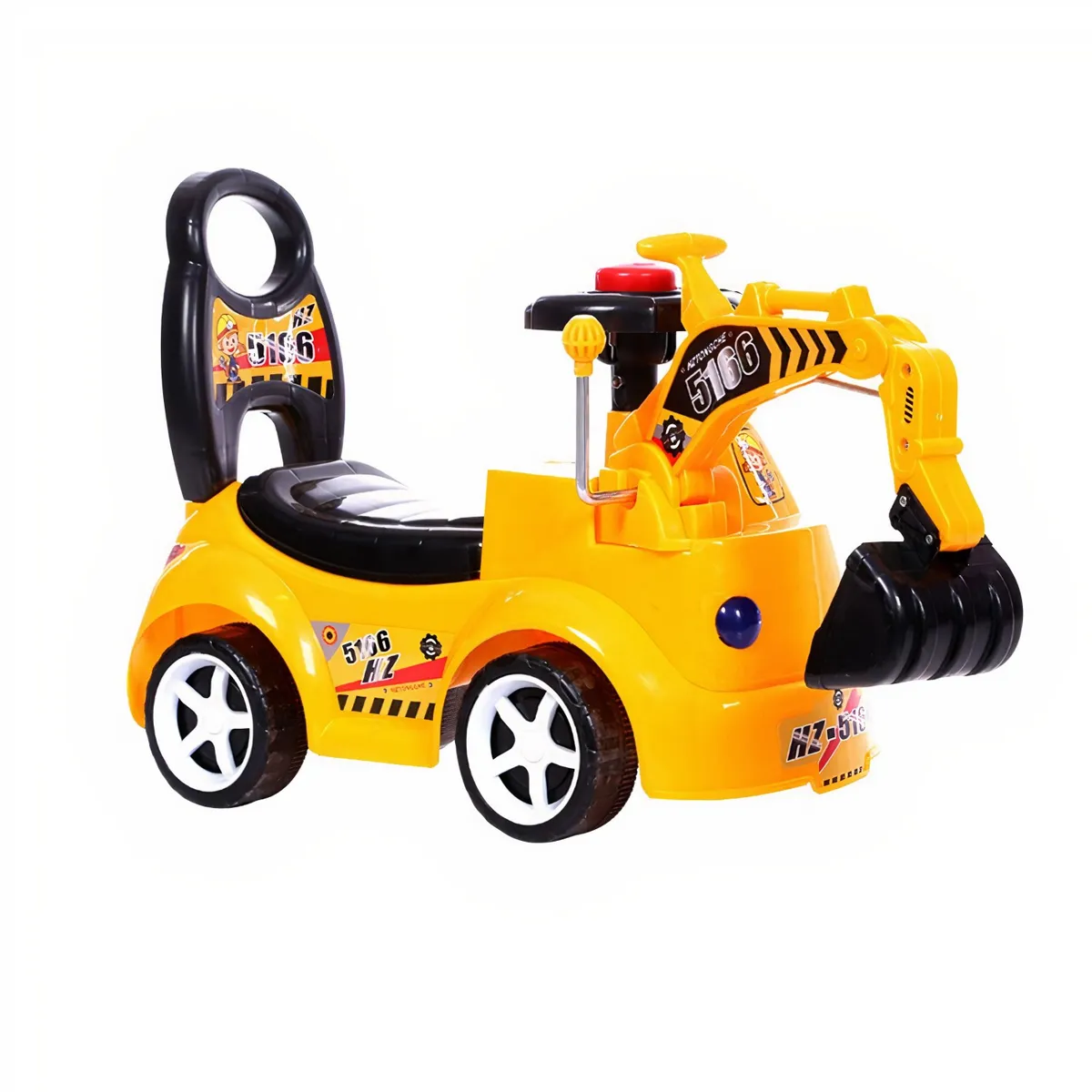 GENERICO - Correpasillo Caminador Andador Retroexcavadora Luces y Sonido