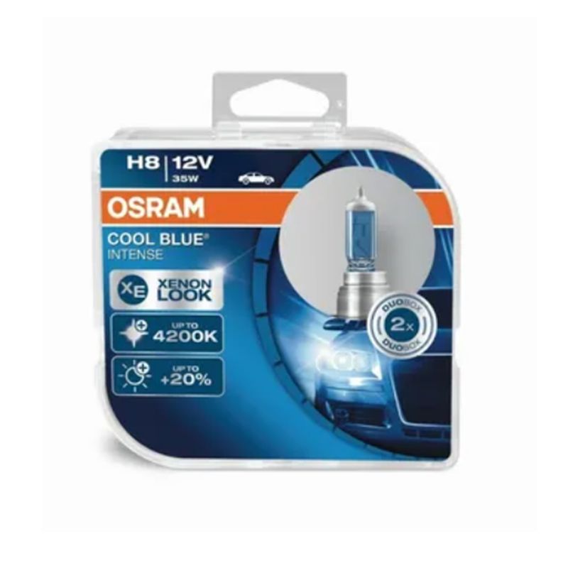 GENERICO - Pack Ampolletas Osram H8 12V 35W Cool Blue Intense
