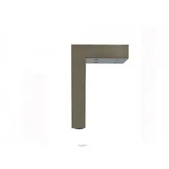 HBT - Pata Ele 60x120 mm Abs Cromo Brillo Sin Tornillos