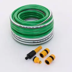 BOLTON - Kit de manguera con Accesorios 1/2" con Sistema Antitorsión - 20 Metros