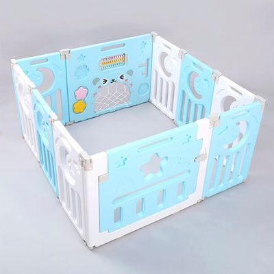 Imagen 2 del producto Corral de Seguridad Bebe Multiformas 8 + 2 Plegable Celeste