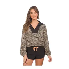 HURLEY - Cortaviento Kat Printed Windb Party Caviar