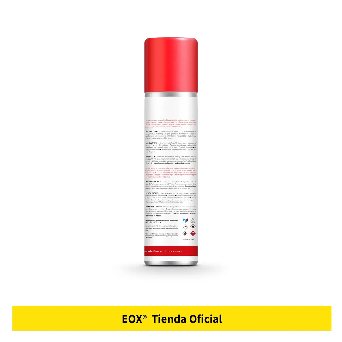 GENERICO - Penetrating Oil Spray Aceite Penetrante W40 Eox 300 Ml