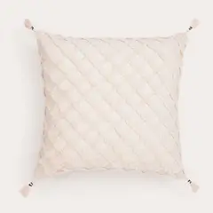 CALMA HOUSE - Funda Cojin algodón Royal 45x45 Crudo