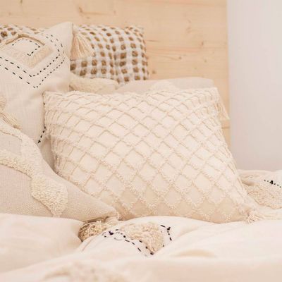 Imagen 2 del producto Funda Cojín algodón Royal 45x45 Crudo