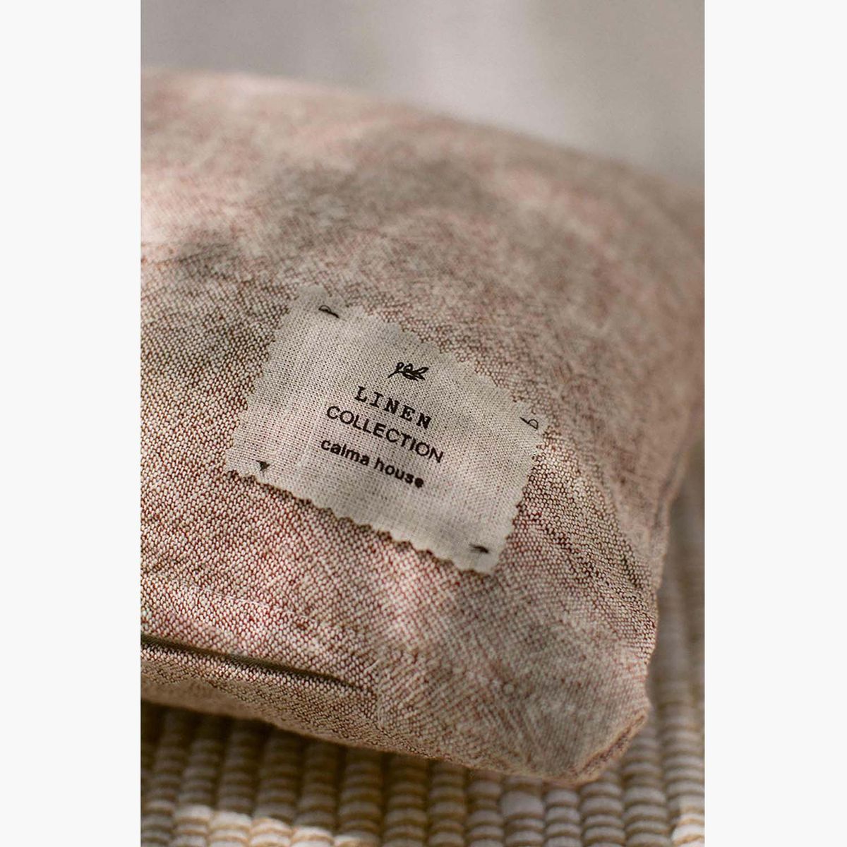 CALMA HOUSE - Funda Cojin Leinen 45x45 Café Calma House