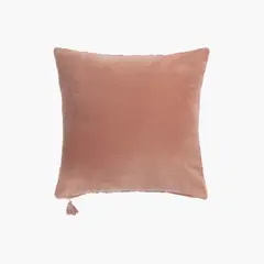CALMA HOUSE - Funda Cojín Velur 60x60 Rosa Envejecido