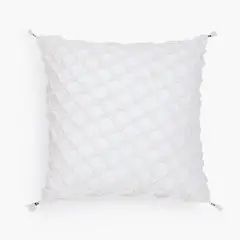 CALMA HOUSE - Funda Cojin algodón Royal 45x45 Blanco