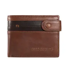 GINO RODINIS - Billetera Hombre Paolo 675 Café/Marrón