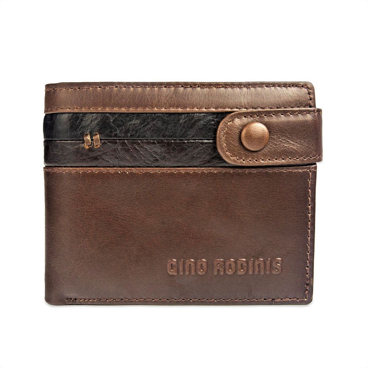 GINO RODINIS - Billetera Hombre Paolo 677 Café/Marrón Gino Rodinis