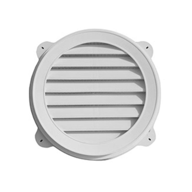DVP - Celosía PVC Circular Frontón Exterior 18" Blanca DVP - Blanco