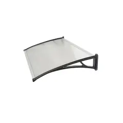 DVP - Alero Listo Curvo 0,7x1,2 mts Transparente